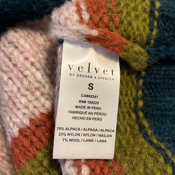 Velvet by Graham & Spencer Samara Striped Crew Neck Sweater - Picture 10 of 10